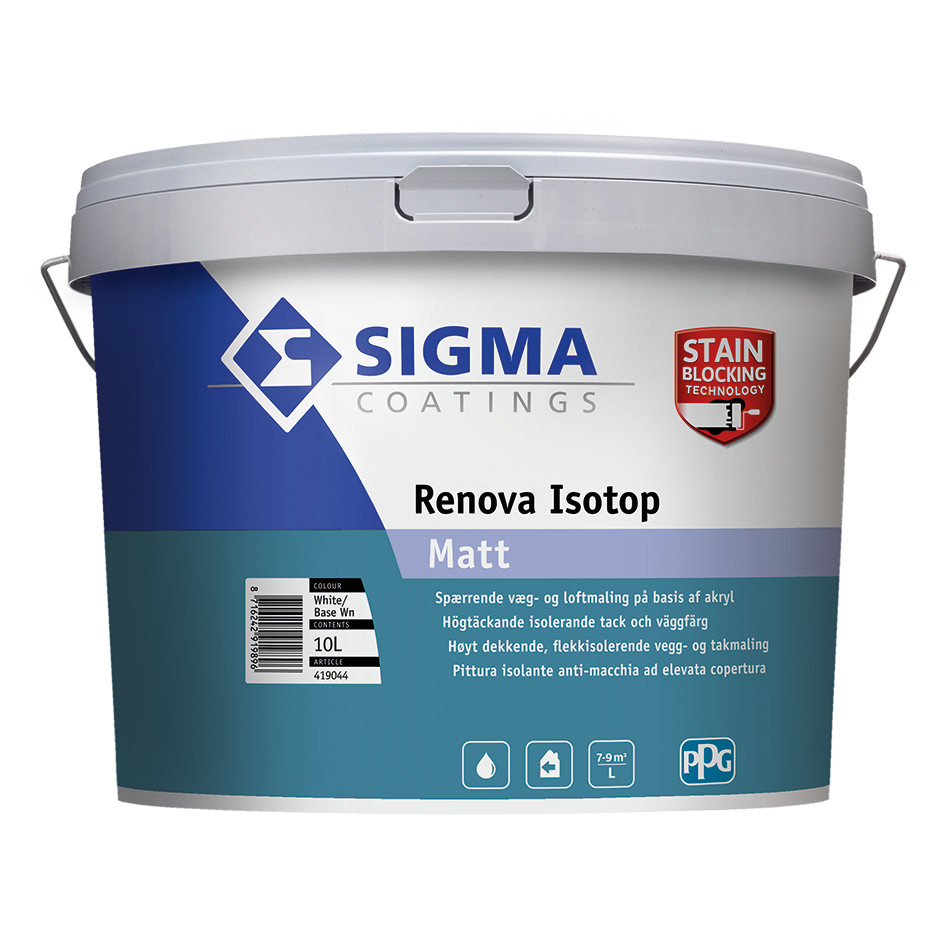 Verstikken Nationale volkstelling Aanvankelijk Sigma Renova Isotop Matt - Sigma Farvecenter